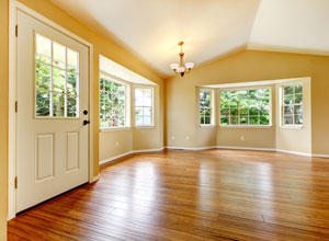 Wood floor refinishing services